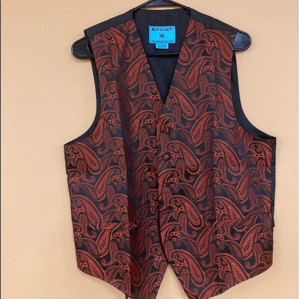 Black And Red Vest